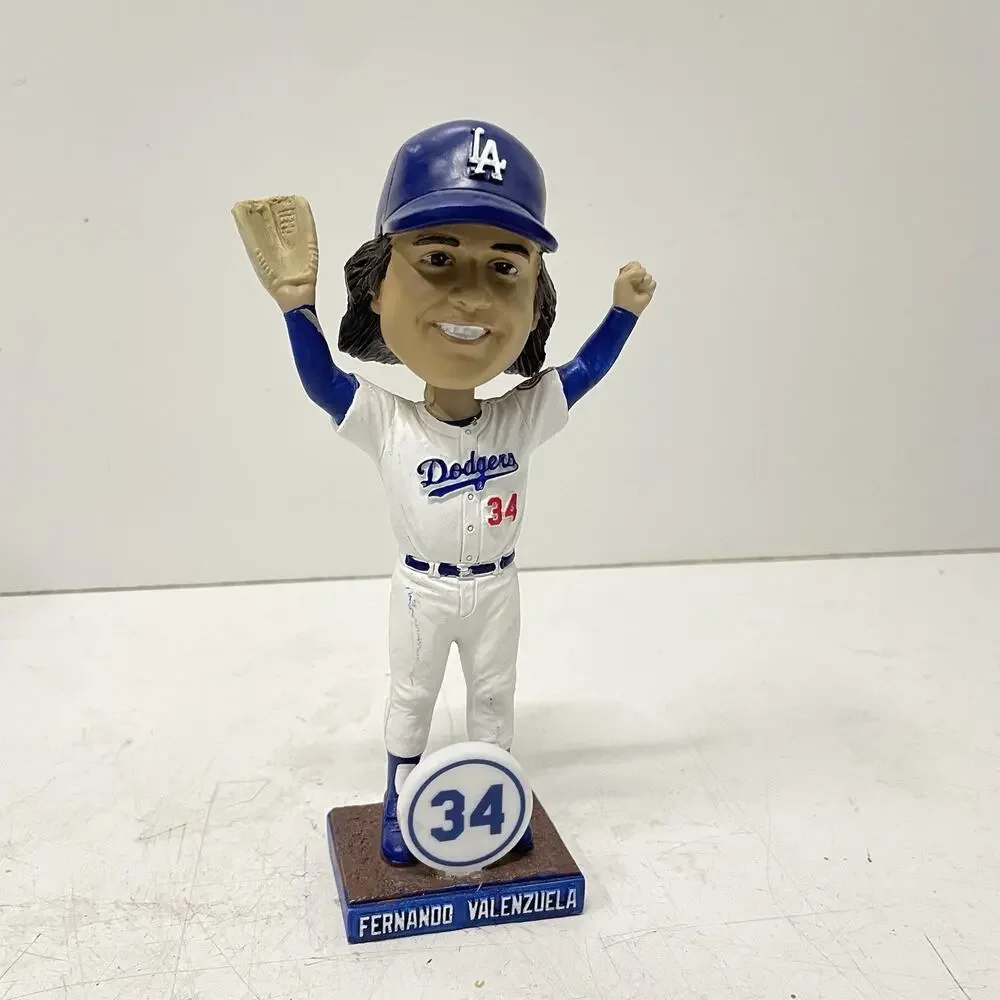 Fernando Valenzuela 2023 Los Angeles Dodgers #34 Bobblehead SGA *Flawed *No box